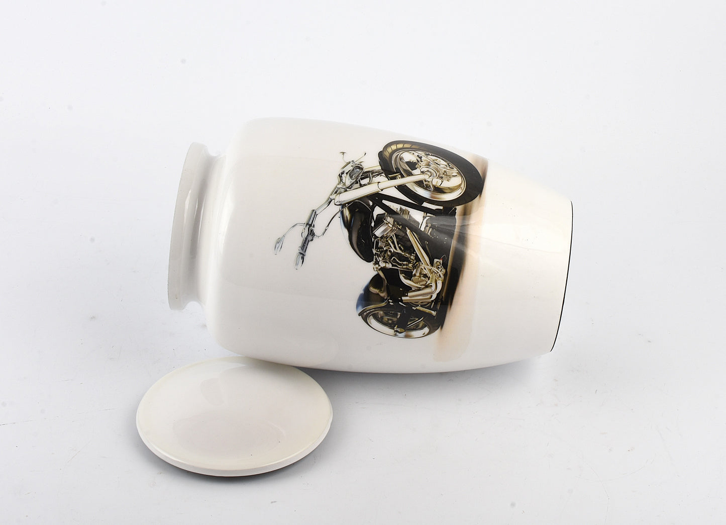 Motorbike Design Adult Cremation Ashes Urn