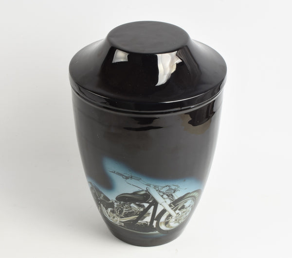 Bike Iron Metal Cremation Urns With Free Ashes Bag – Urnswithlove