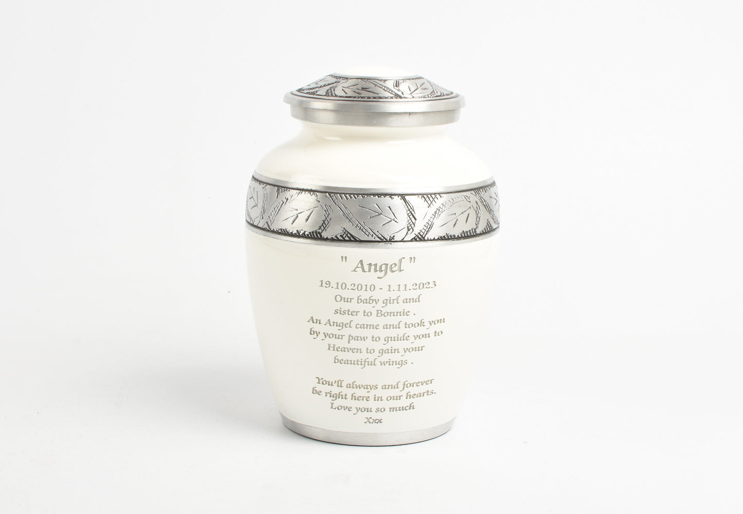 White Medium-Small Urn