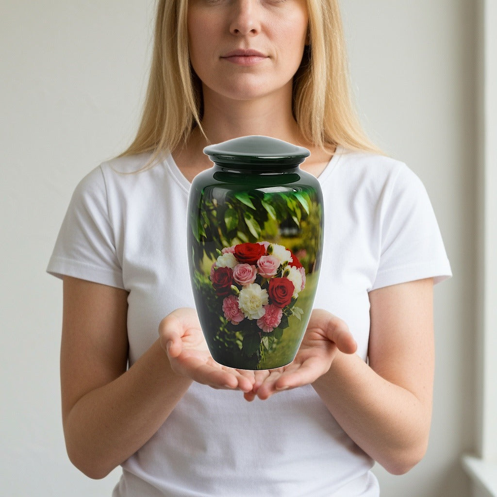 Flower Bouquet Adult Cremation Urn