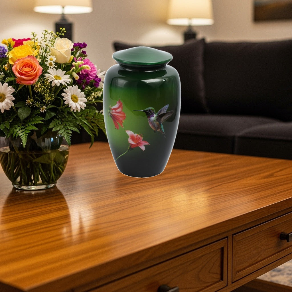 Humming Bird Adult Cremation Urn