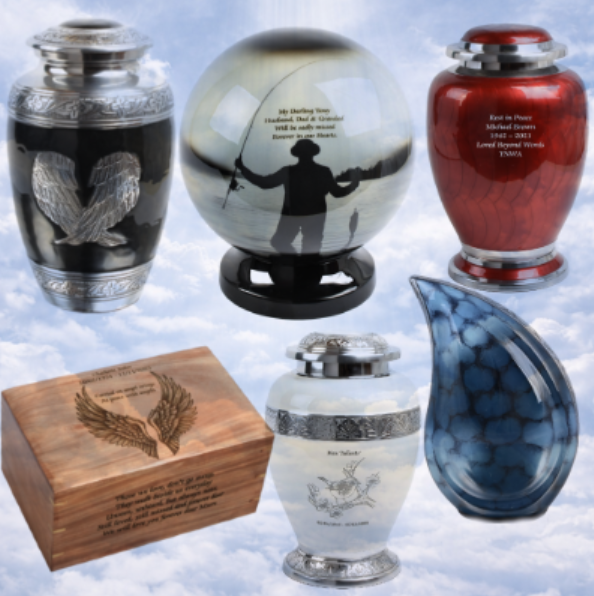 Adult Urns - Metal, Wood & Granite