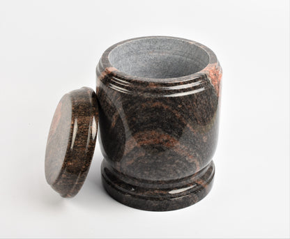 Cremation Ashes Granite Stone Marble Urn Himalayan Blue