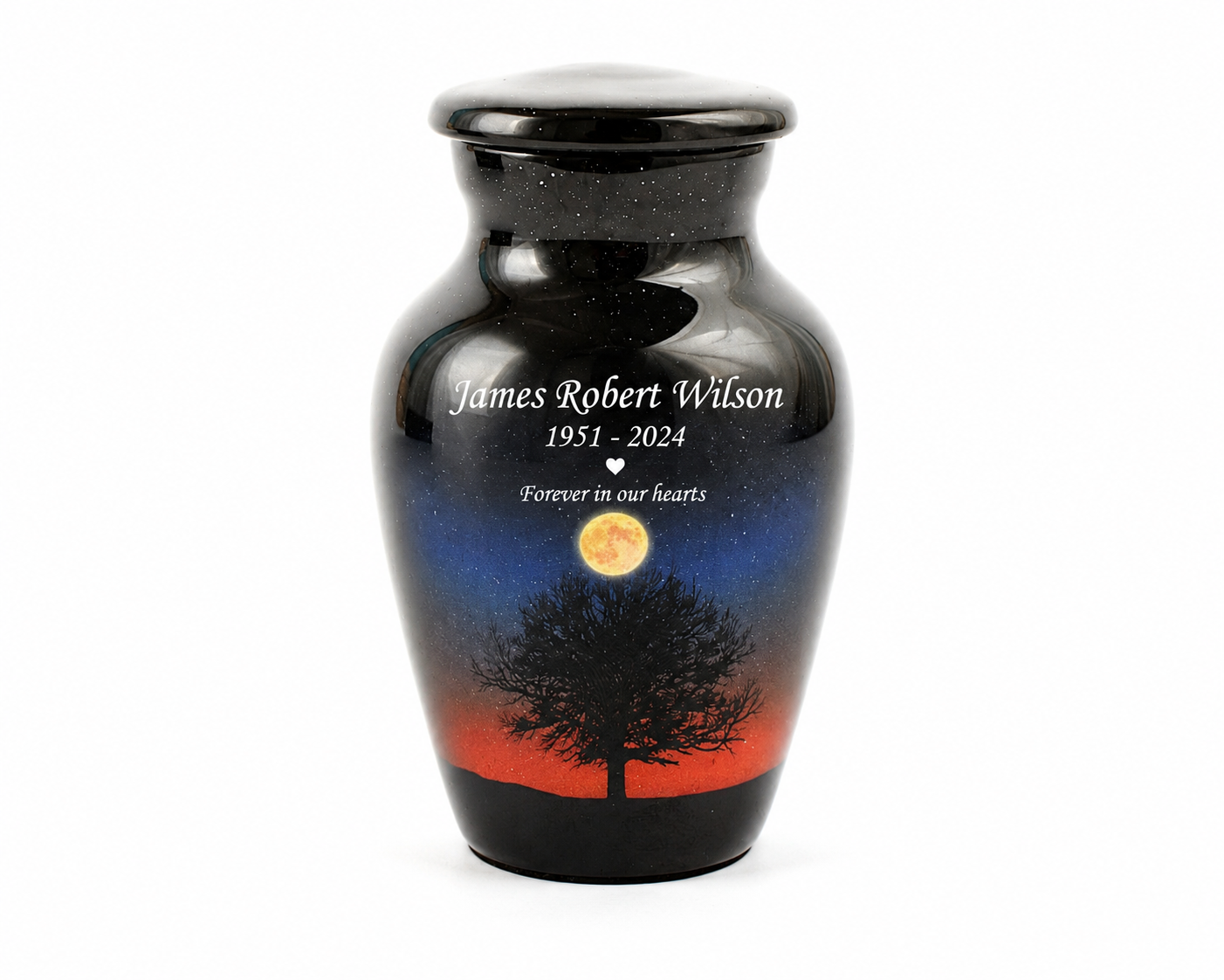 Moonlit Tree Mini Keepsake Urn