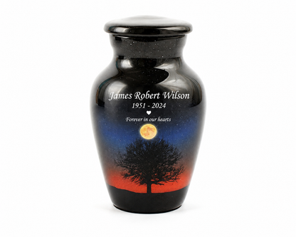 Moonlit Tree Mini Keepsake Urn