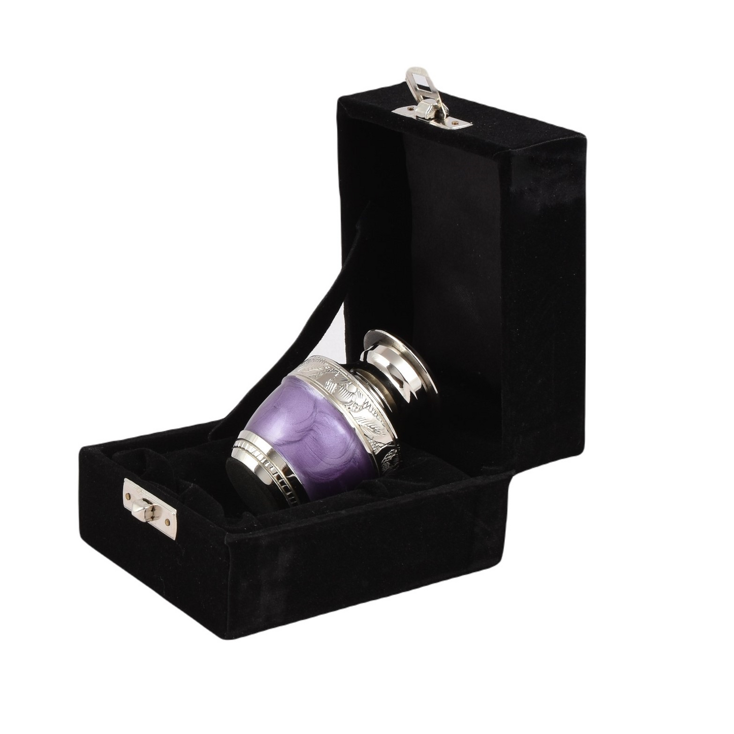 Purple & Silver Embossed Keepsake