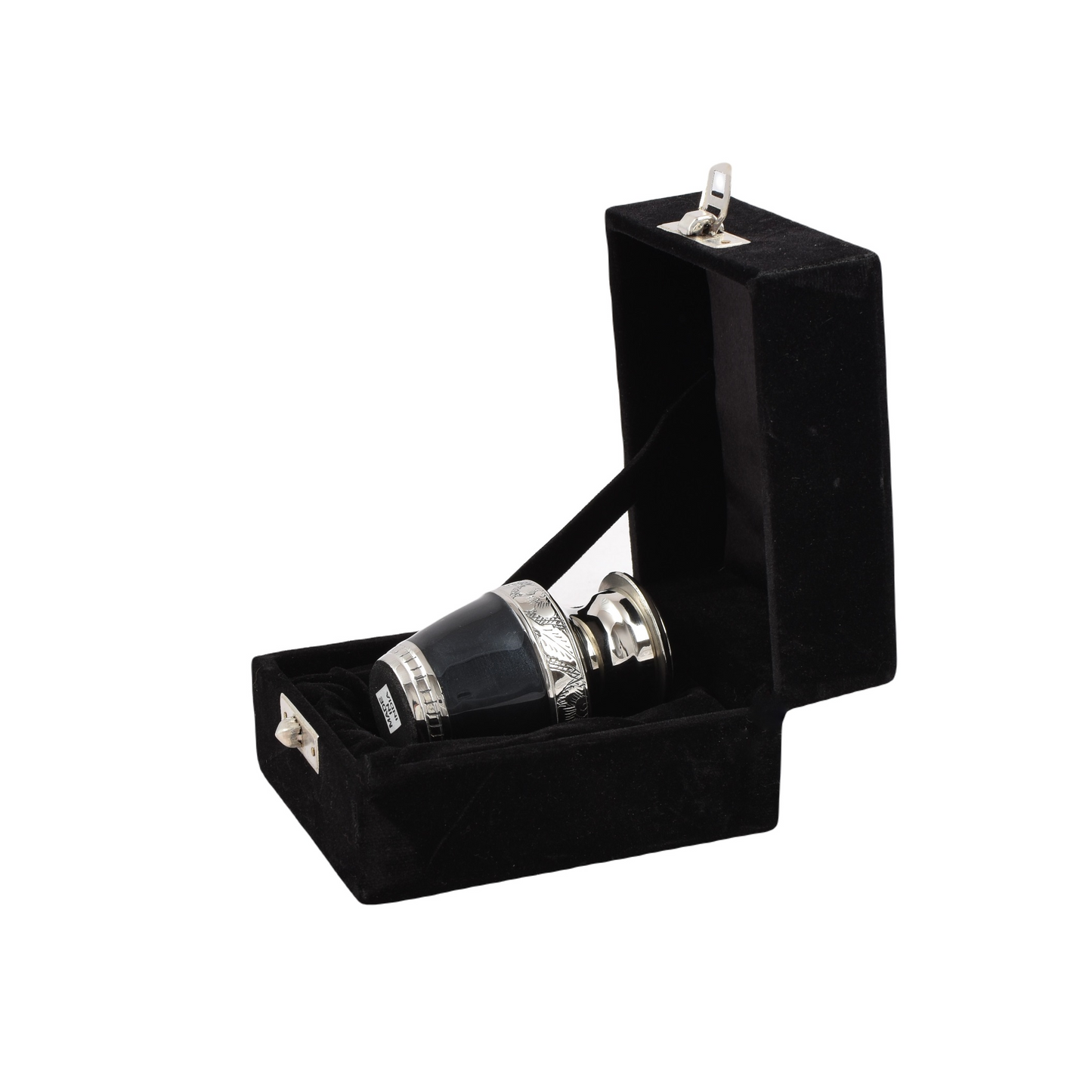 Black & Silver Mini Keepsake Urn