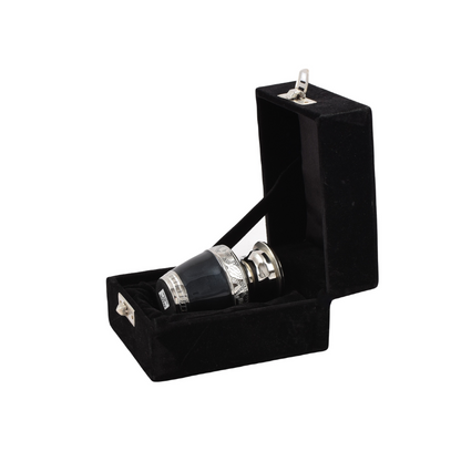Black & Silver Mini Keepsake Urn