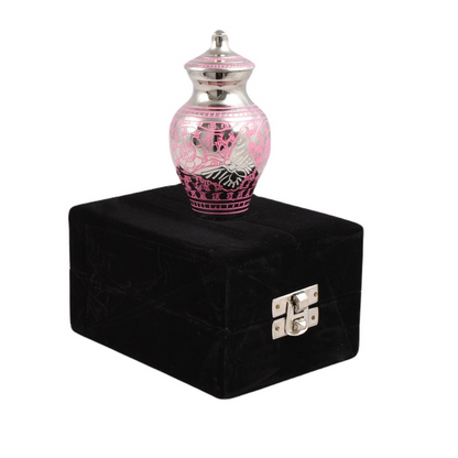 Pink Pitcher Butterfly Mini Keepsake