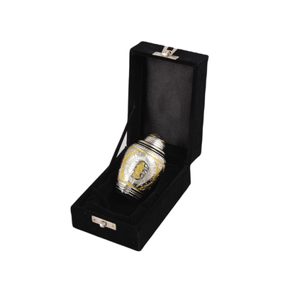 Gold & Silver Engraved Mini Keepsake Urn
