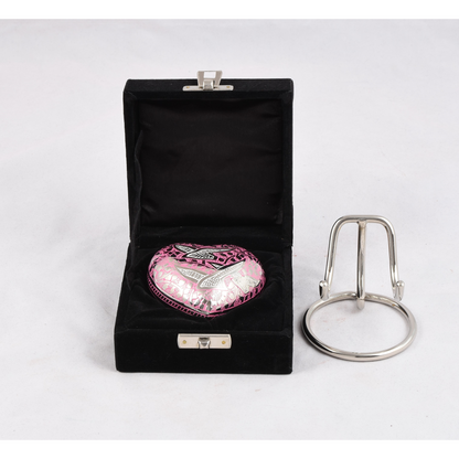 Pink Going Home Heart Keepsake