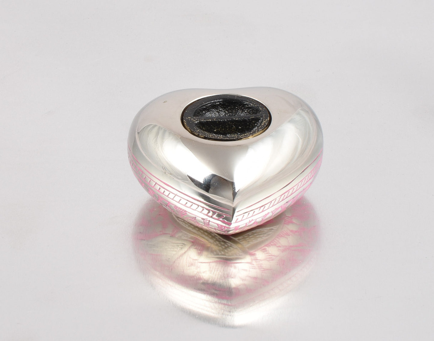 Flying Birds On Pink Heart Keepsake Heart