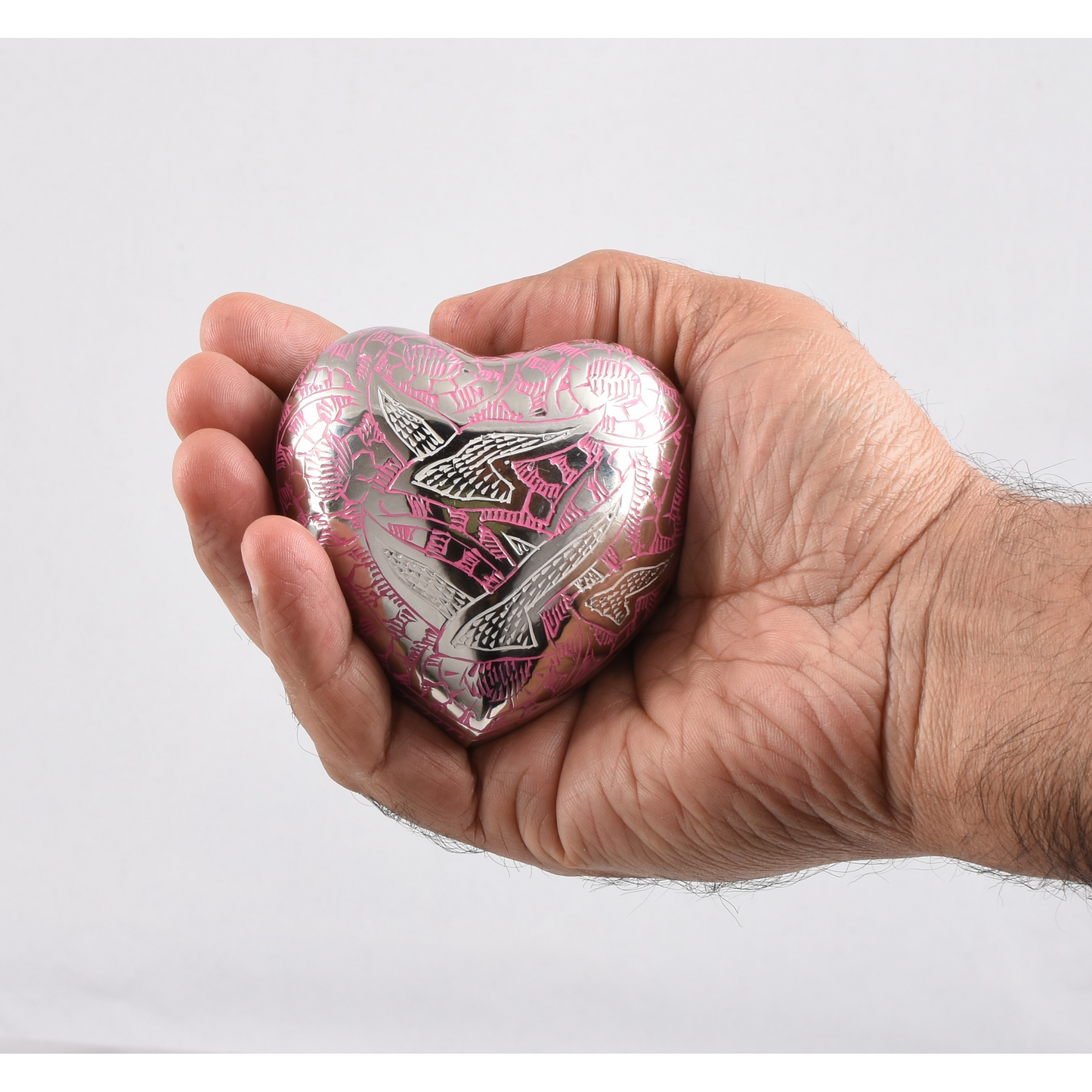 Pink Going Home Heart Keepsake