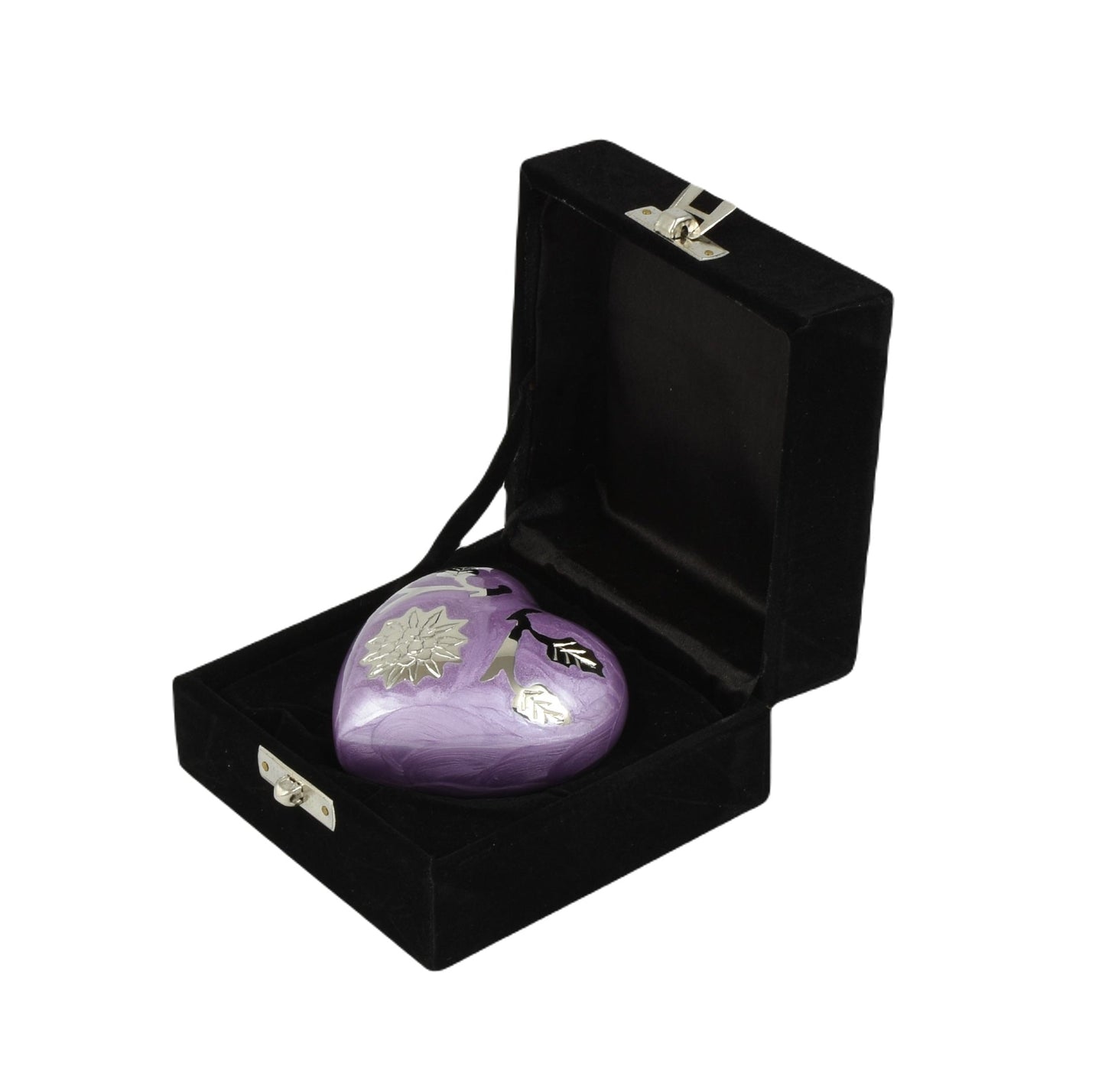 New Design Sunflower On Purple Heart Keepsake