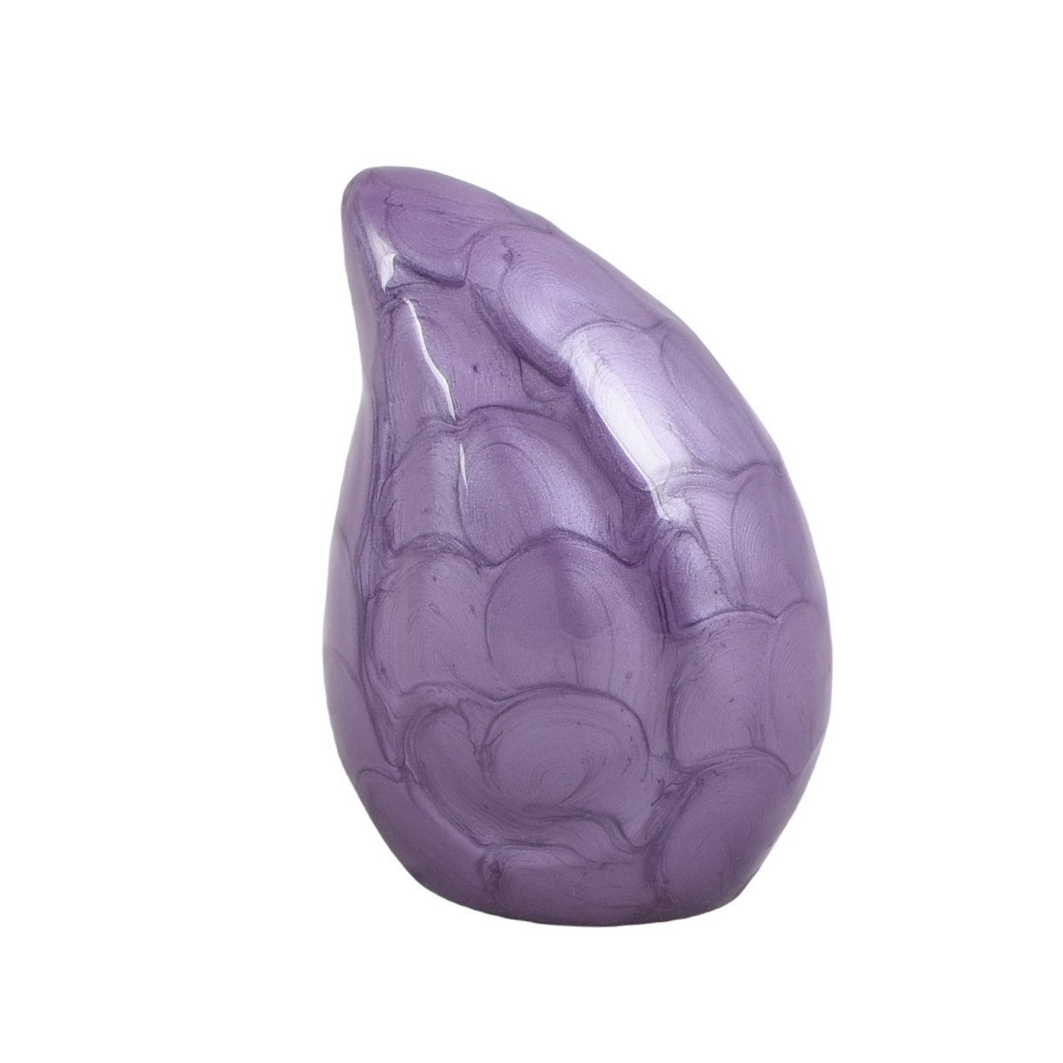 Purple Teardrop Keepsake Urn