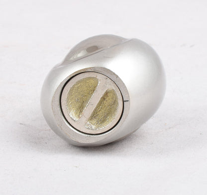 Silver and Slight Hammered Teardrop Keepsake Urn