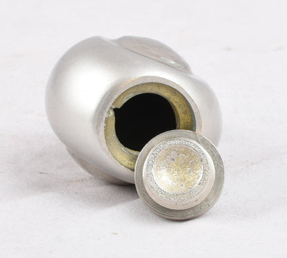 Silver and Slight Hammered Teardrop Keepsake Urn
