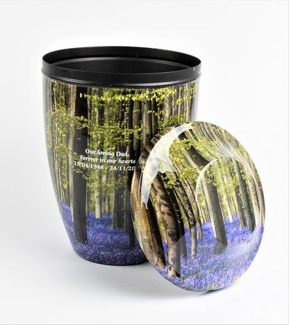 Bluebell Forest Iron Cremation Urn