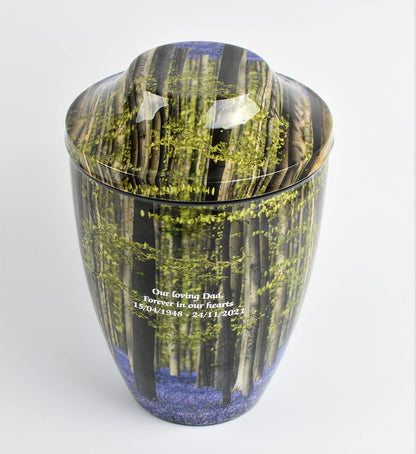 Bluebell Forest Iron Cremation Urn