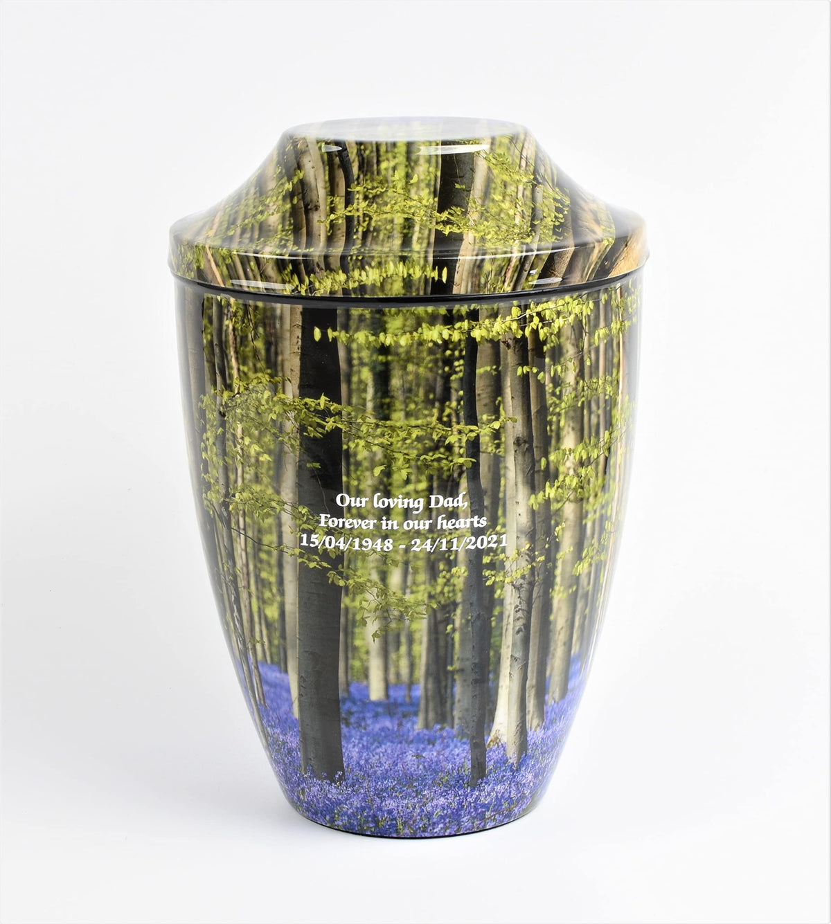 Bluebell Forest Iron Cremation Urn