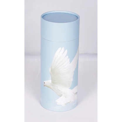 Flying Dove Scatter Tube / Biodegradable Urn - 4 Sizes