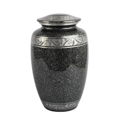 Adult Cremation Ashes Urn Black Marble Design