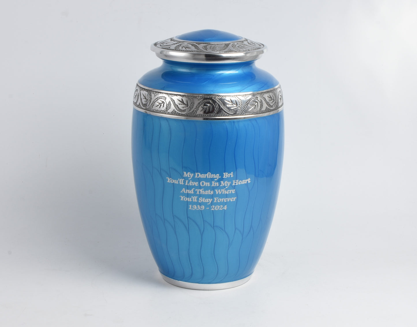 Adult Large Urn Classic Blue Urn