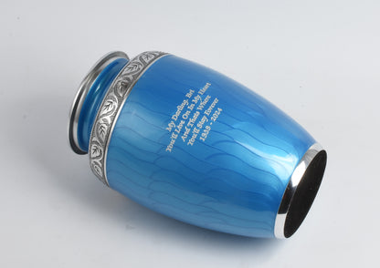 Adult Large Urn Classic Blue Urn
