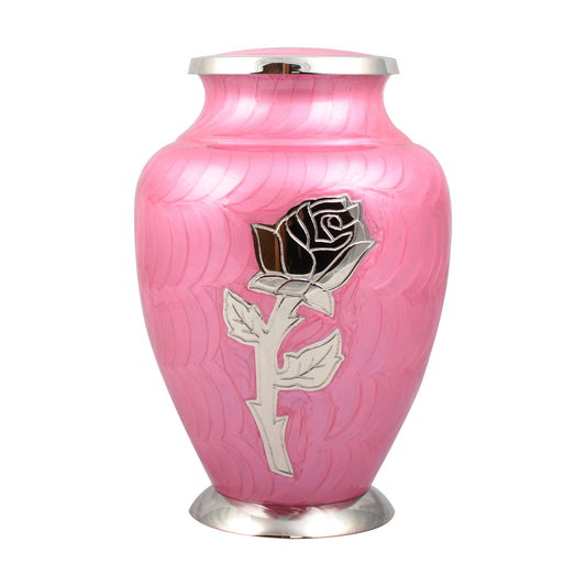 cremation urn for ashes , urn for ashes , container for ashes, ashes storage jar, human ashes container, large urn , british urn, adult ashes urn, cremation urn for human ashes, funeral memorial burial remembrance URN, affordable price urn, metal urn, pink urn, free delivery urn, quick delivery urn