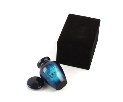 Blue Butterflies Mini Keepsake Urn