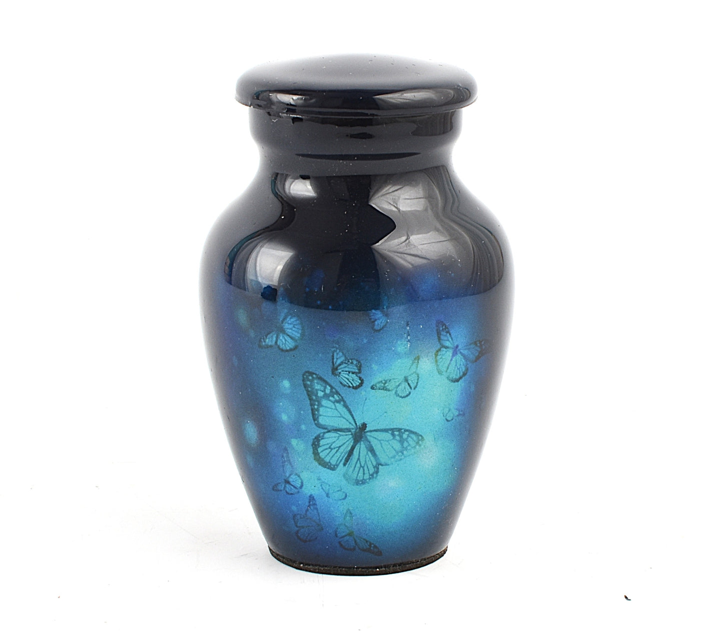 Blue Butterflies Mini Keepsake Urn