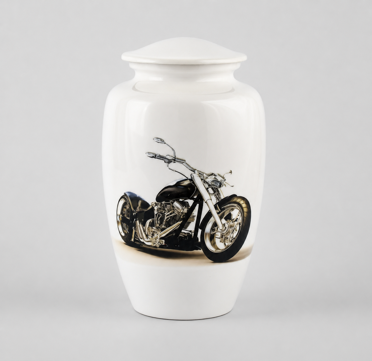 Motorbike Design Adult Cremation Ashes Urn