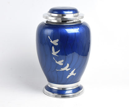 Blue Going Home Cremation Urn