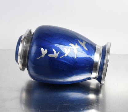 Blue Going Home Cremation Urn