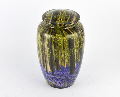 Bluebell Forest Adult Cremation Ashes Urn