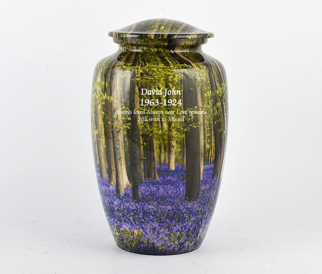 Bluebell Forest Adult Cremation Ashes Urn