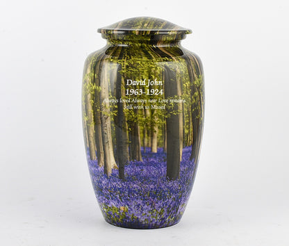Bluebell Forest Adult Cremation Ashes Urn
