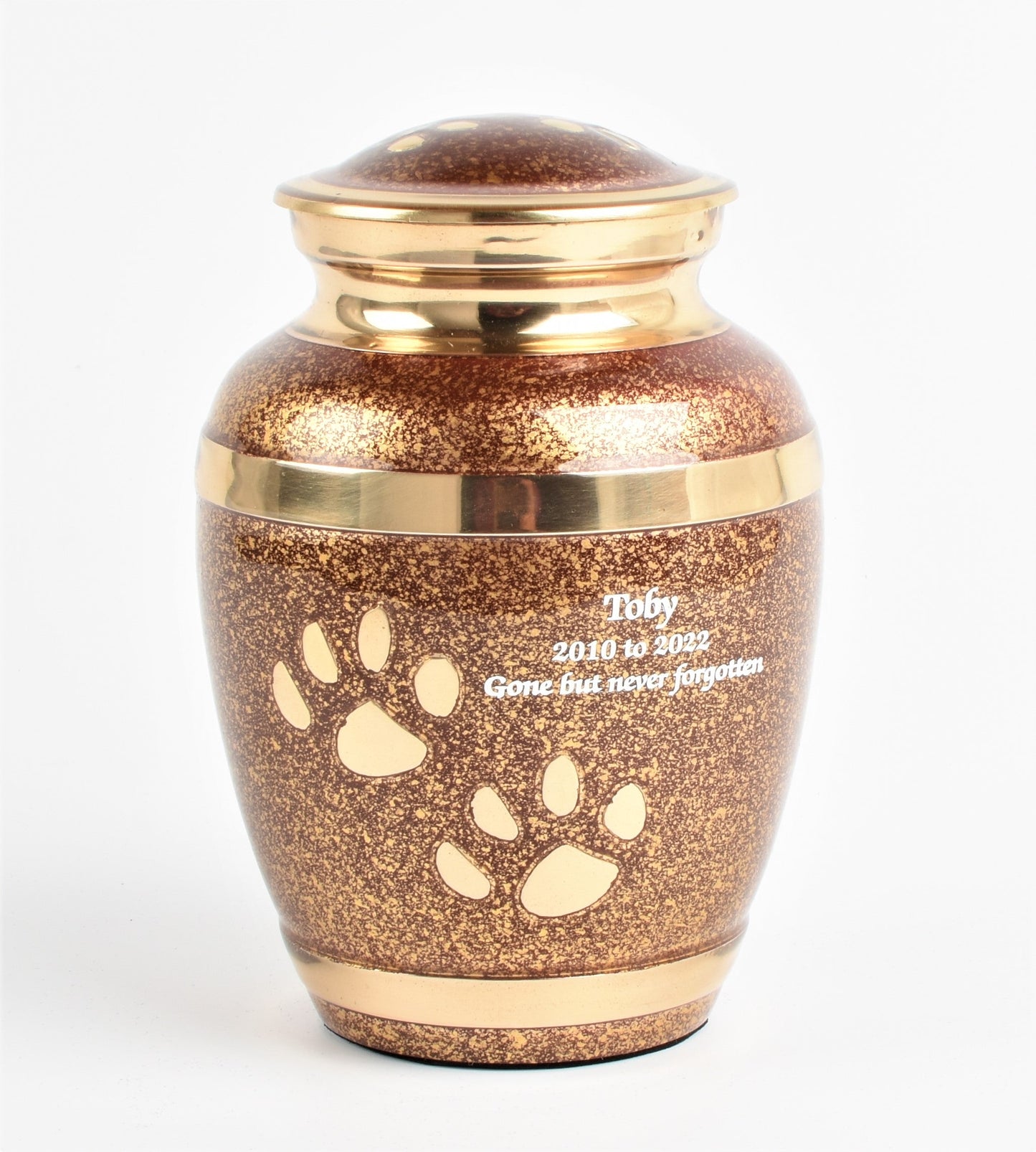 Brown Paw 6" Small Pet Ashes Urn