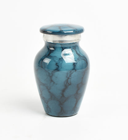 Blue Cloud Aluminium Mini Keepsake Urn