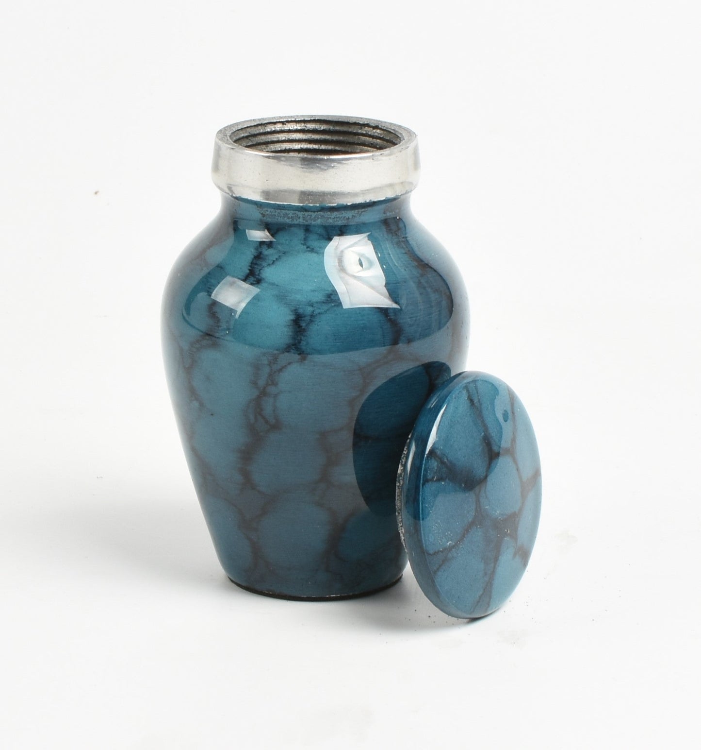 Blue Cloud Aluminium Mini Keepsake Urn