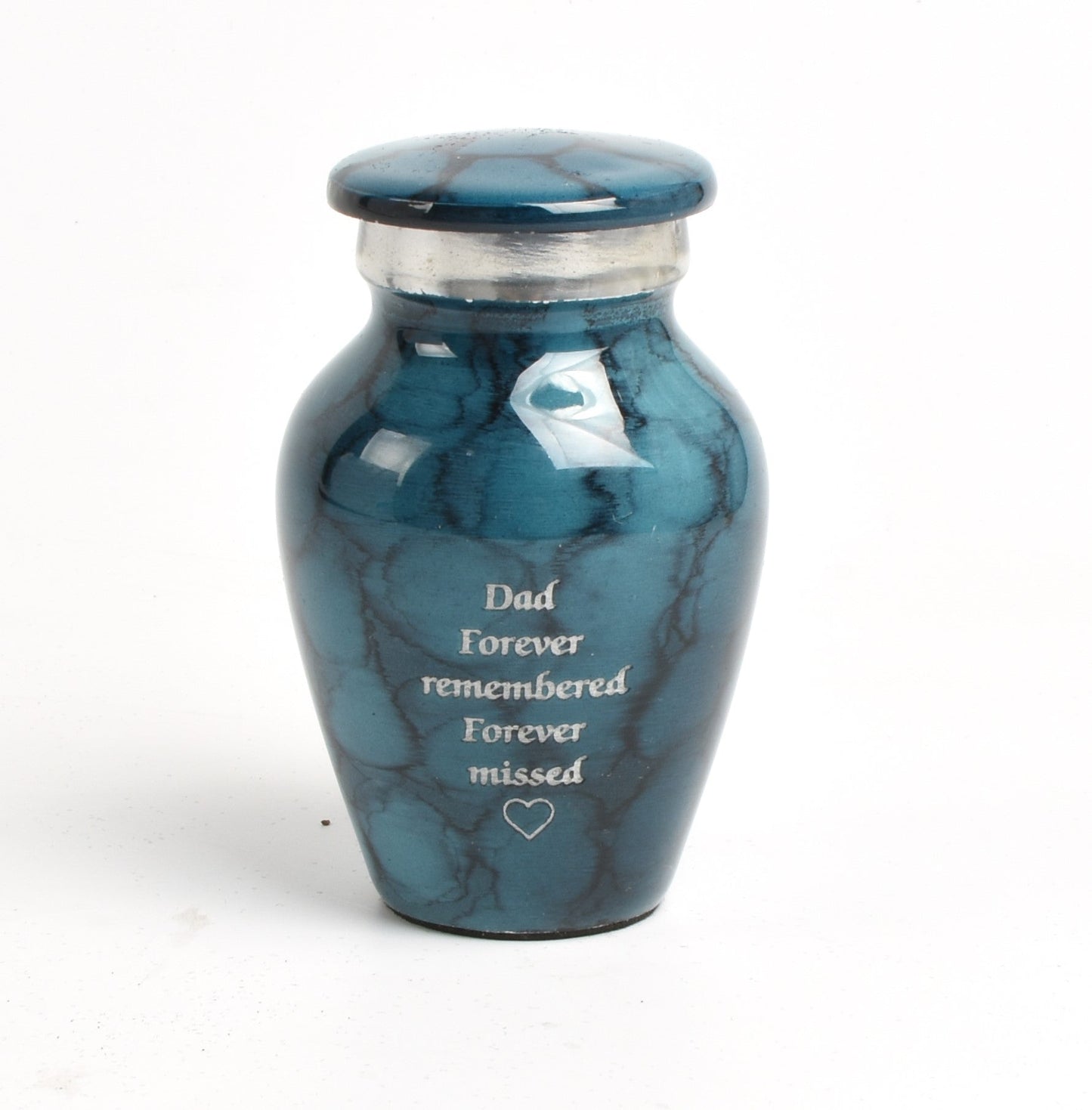 Blue Cloud Aluminium Mini Keepsake Urn