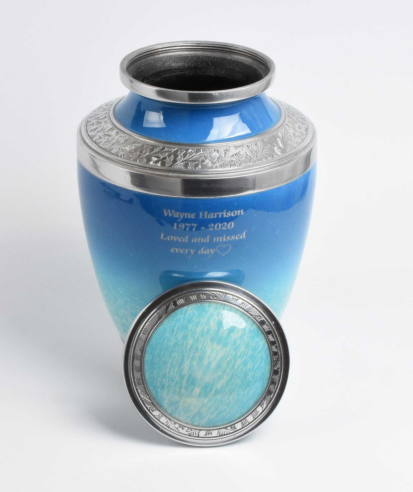 Blue Ocean Aluminium Cremation Testi Urn