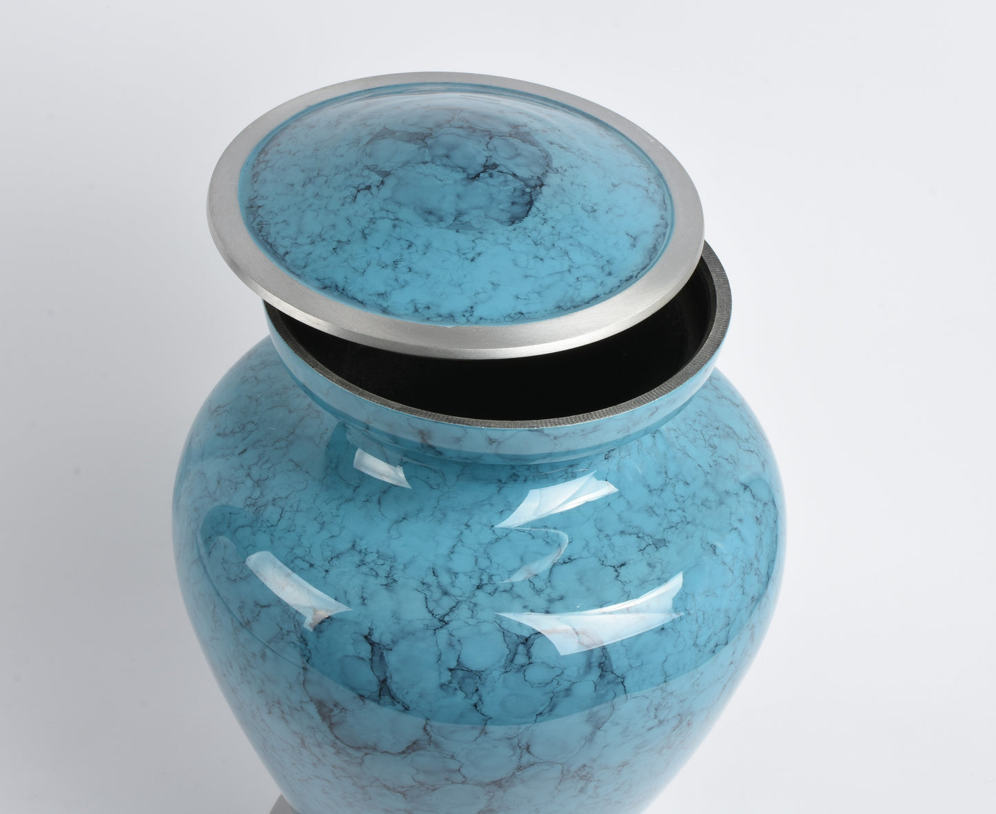 Blue Cloud Large Aluminium Urn