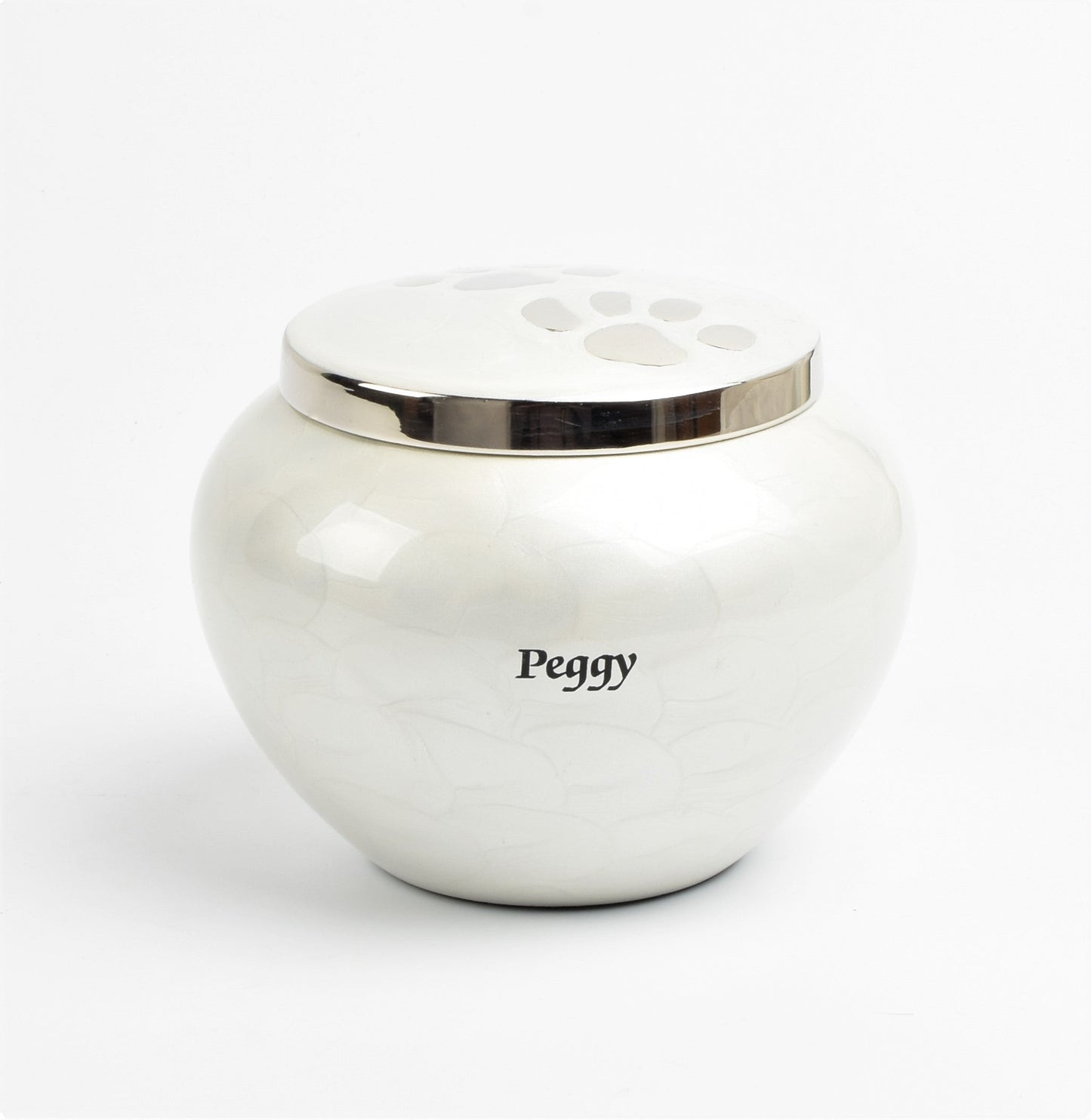 White Odyssey Pet Urn 2 Sizes