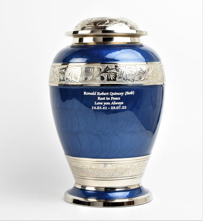 Blue Double Capacity Companion Urn (365 Lb/165 Kg)