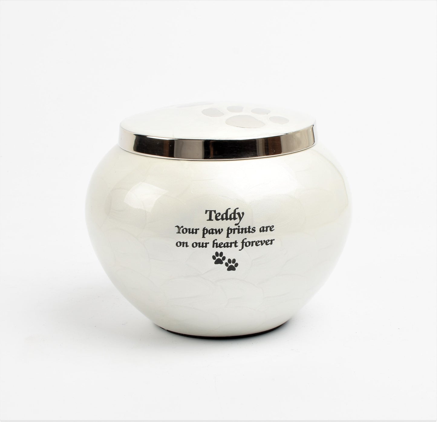 White Odyssey Pet Urn 2 Sizes