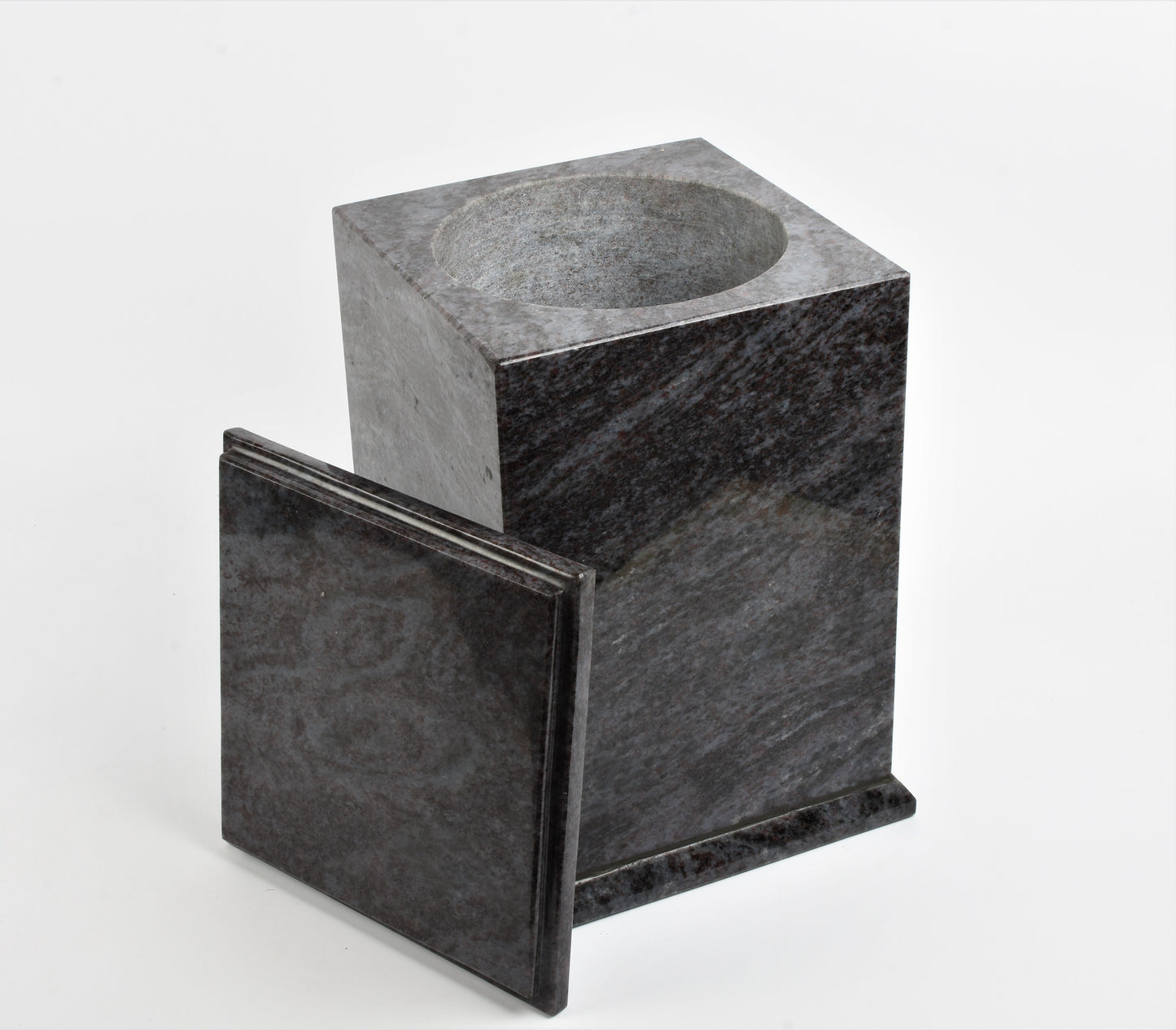 Vizag Blue Granite Stone Marble Tall Casket Urn