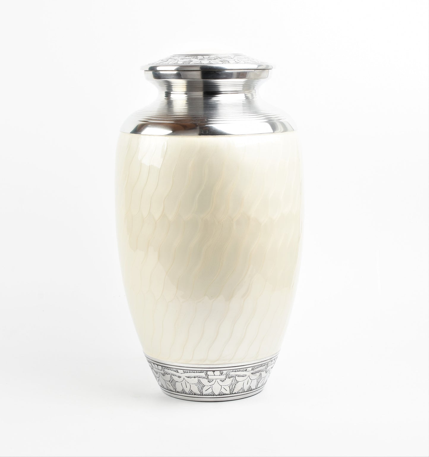 Pearl White Double Capacity Companion Urn  (425 Lb/190 Kg)