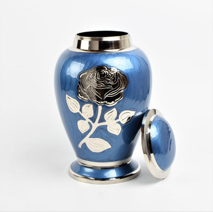 Purple Rose Flower Cremation Urn Dove Design