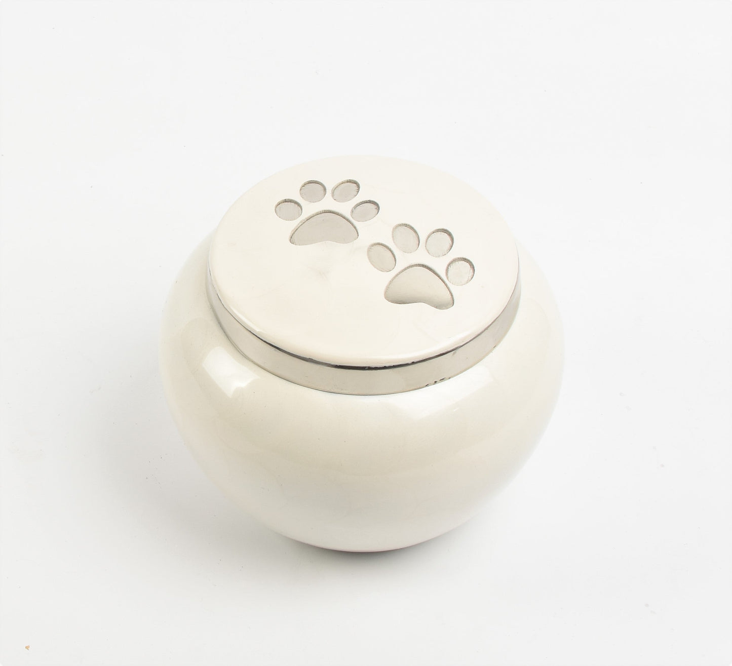 White Odyssey Pet Urn 2 Sizes